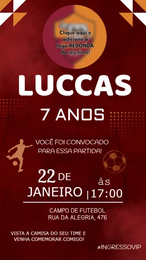 Soccer Birthday Invitation – Static – Felicity Artes