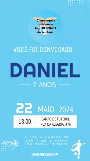 Soccer Birthday Invitation – Static – Felicity Artes