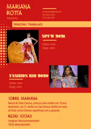 Mídia Kit Profissional com Fotos para Editar Online