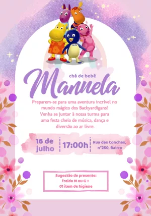 Invito baby shower – Statico – Beatriz Lopes dos Anjos
