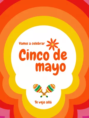 Invitación Festiva de Cinco de Mayo para Editar Online