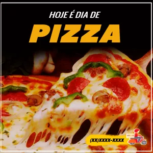 Post Editável para Pizzaria: Crie seu Anúncio Online