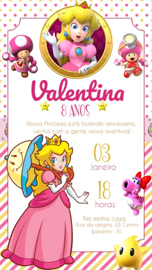 Invitación de cumpleaños Princesas – Estático – Felicity Artes