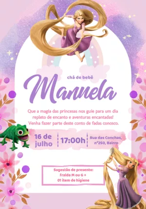 Invito baby shower – Statico – Beatriz Lopes dos Anjos