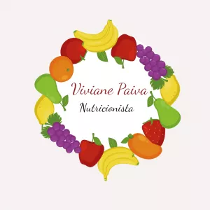 Logo Nutricionista com Frutas para Editar Online