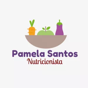 Logo Nutricionista com Vegetais para Editar e Baixar Online