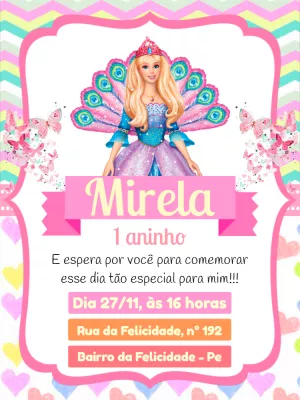 Invitación de cumpleaños Princesas – Estático – Pedro Henrique