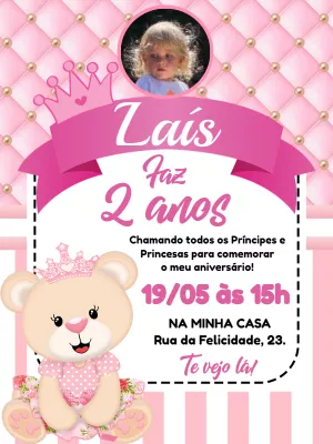 Invito di compleanno Principesse – Statico – Pedro Henrique