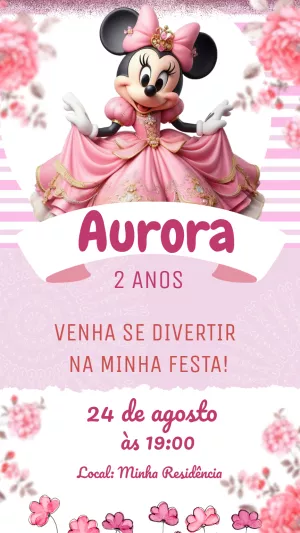 Invitación de cumpleaños Princesas – Estático – Felicity Artes