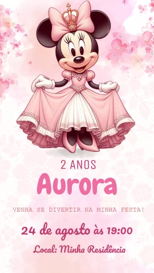 Invito di compleanno Principesse – Statico – Felicity Artes