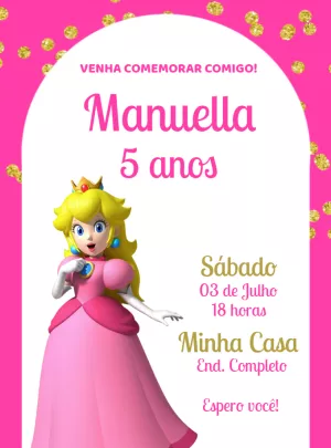 Invitación de cumpleaños Princesas – Estático – Jonathan Fiuza