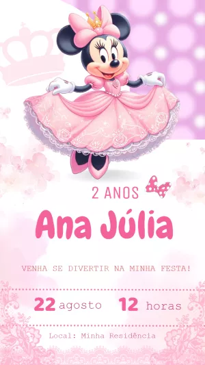 Invito di compleanno Principesse – Statico – Felicity Artes