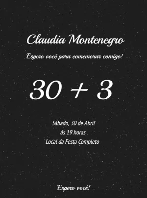 Invito di compleanno Astronauta – Statico – Decore Arte