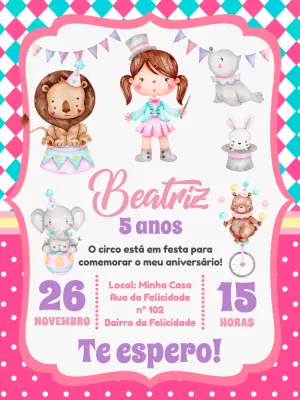 动物生日邀请函 – 静态 – Pedro Henrique