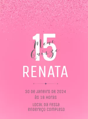 Quinceañera Invitation – Static – Decore Arte