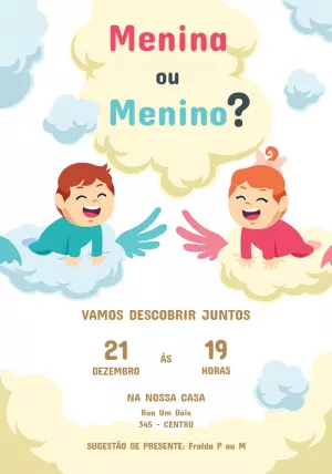 Invito gender reveal – Statico – Jotta