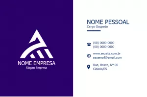 Cartão de Visita Abstrato e Profissional para Editar Online