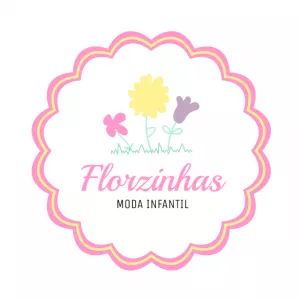 Logo Editável para Loja Infantil com Flores para Criar Online