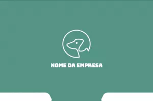 Cartão de Visita Pet Shop com Logo Moderno para Editar Online