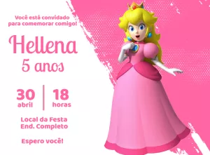 Invitación de cumpleaños Princesas – Estático – Jonathan Fiuza