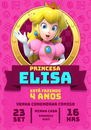 Invitación de cumpleaños Princesas – Estático – Jotta
