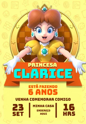 Invitación de cumpleaños Princesas – Estático – Jotta