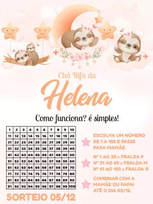 Baby Shower Raffle – Static – Pedro Henrique