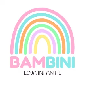 Logo Infantil Arco-íris em Cores Pastel para Editar Online
