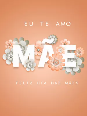Cartão de Dia das Mães Floral para Editar Online