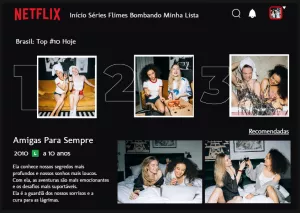 Quadro Netflix Amizade com Foto para Editar Online