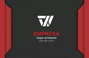 Cartão de Visita Abstrato e Corporativo para Editar Online
