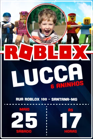 Invito di compleanno Roblox – Statico – PH DESIGNER 87