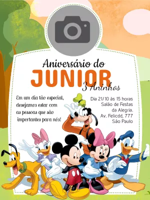 Mickey Mouse Birthday Invitation – Static – Wolf Designer