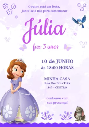 Invito di compleanno Principesse – Statico – Jotta