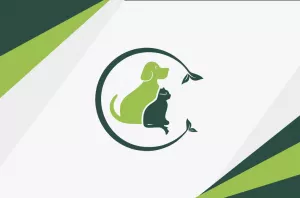 Cartão de Visita Pet Shop com Cão e Gato para Editar Online
