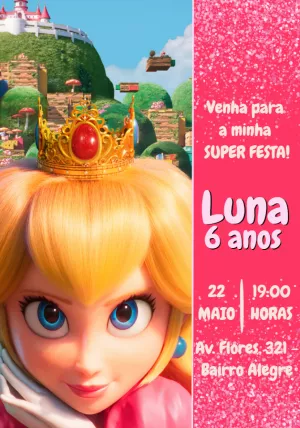 Invitación de cumpleaños Princesas – Estático – Alice Capistrano Roussenq