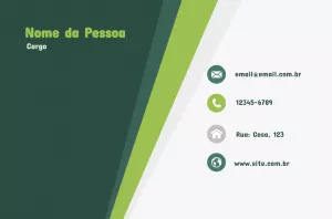 Cartão de Visita Profissional Moderno para Editar e Imprimir