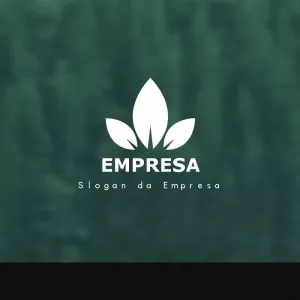 Logo com Folhas Minimalistas para Editar Online