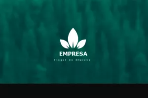 Cartão de Visita Folhas Profissional para Editar Online