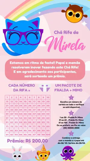 Baby Shower Raffle – Static – Pedro Henrique