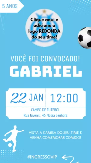 Soccer Birthday Invitation – Static – Felicity Artes