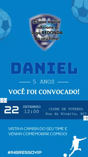 Soccer Birthday Invitation – Static – Felicity Artes