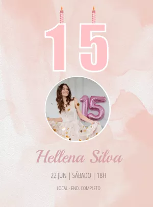Quinceañera Invitation – Static – Decore Arte