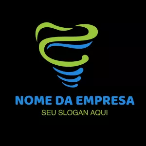 Logo Editável para Clínica Odontológica e Dentista Moderno