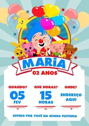 Convite Aniversário Um Herói do Coração para Editar Online