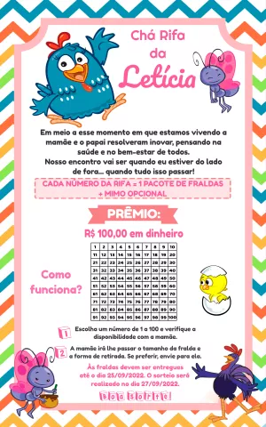 Baby Shower Raffle – Static – Pedro Henrique