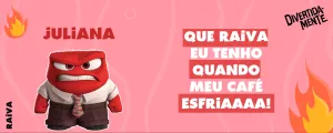 Arte de Caneca Divertida Mente Raiva com Nome para Editar