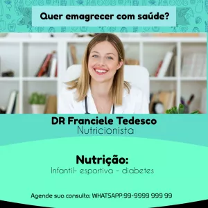 Post para Nutricionista com Foto para Editar e Divulgar