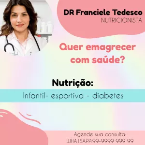 Post para Nutricionista com Foto para Editar Online