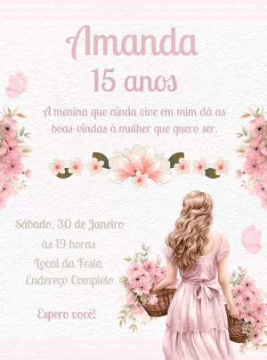 Quinceañera Invitation – Static – Decore Arte